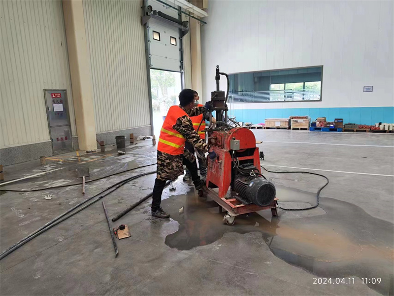 海安厂房地面下沉塌陷注浆加固施工